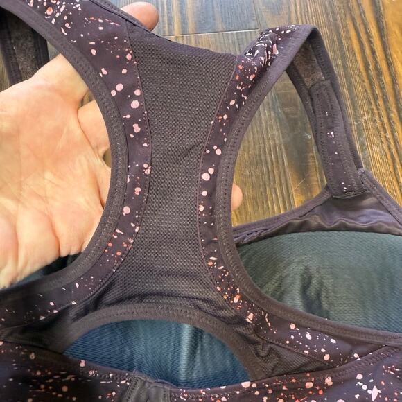 Syrokan Sports Bra Adjustable High impact Padded Racerback Running Bra Size 40C - Picture 6 of 12